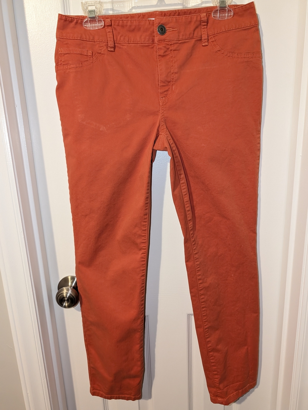 Chico's Pumpkin Orange Pants, Size 0 (6-8)
